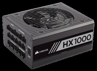 CORSAIR zdroj 1000W Professional Platinum modular HX1000 s aktivnim PFC (ventilátor 135 mm), ucinnos