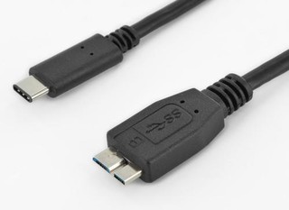 KABEL USB 3.1 konektor C/male - USB 3.0 konektor Micro-B/male, 1.0m