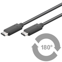 KABEL USB 3.1 konektor C/male - USB 3.1 konektor C/male, 0.5m