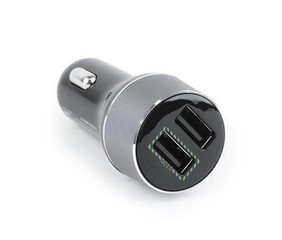 GEMBIRD USB CL autonabíječka univerzální, černá, 2x USB 2100mA EG-U2QC3-CAR-01