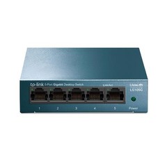 TP-LINK LS105G LiteWave GBit switch, 5x 10/100/1000Mbps 5port, steel case