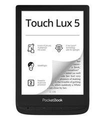 POCKETBOOK 628 Touch Lux 5, 6” E-Ink Ink Black, 8GB, WiFi, černý