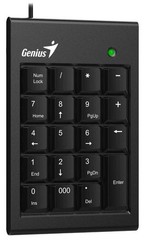 GENIUS klávesnice NUMPAD 100, drátová, slim, USB, černá