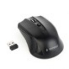 GEMBIRD myš MUSW-4B-04, černná, bezdrátová, USB nano receiver