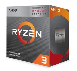 AMD cpu Ryzen 3 3200G AM4 Box s grafikou Radeon Vega 8 (s chladičem, 3.6GHz / 4.0GHz, 4MB cache, 65W, 4 jádro, 4 vlákno, 8 GPU), integrovaná grafika, Picasso Zen+ 12nm APU