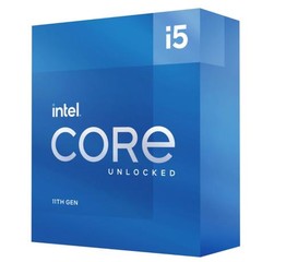 INTEL cpu CORE i5-11600K socket1200 Rocket Lake BOX 125W/95W 11.generace (bez chladiče, 3.9GHz turbo 4.9GHz, 6x jádro, 12x vlákno, 12MB cache, pro DDR4 do 3200, grafika UHD 750), virtualizace