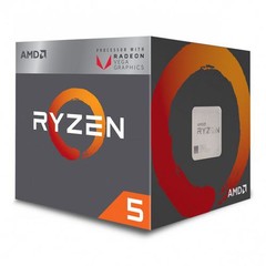 AMD cpu Ryzen 5 3400G (rozbalený) AM4 Box s grafikou Radeon RX Vega 11 (s chladičem, 3.7GHz / 4.2GHz, 4MB cache, 65W, 4 jádro, 8 vlákno, 11 GPU), integrovaná grafika, Picasso Zen+ 12nm APU
