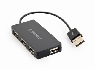 USB2.0 Hub 4porty UHB-U2P4-04 BLACK GEMBIRD