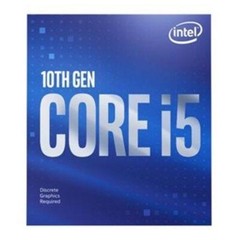 INTEL cpu CORE i5-10400F socket1200 Comet Lake BOX 65W 10.generace (s chladičem, 2.9GHz turbo 4.3GHz, 6x jádro, 12x vlákno, 12MB cache, pro DDR4 do 2666, bez grafiky), virtualizace