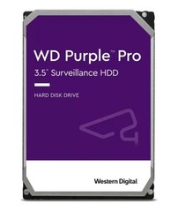 WDC WD8001PURP hdd 8TB SATA3-6Gbps třída 7200rpm PURPLE PRO 256MB (řada PURPLE PRO pro sledovací systémy a kamery, podpora 32 streamu) 245MB/s CMR