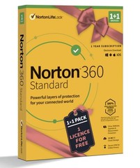 NORTON 360 STANDARD 10GB CZ 1+1, 1 rok