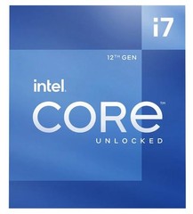 INTEL cpu CORE i7-12700K socket1700 Alder Lake BOX 125W/190W 12.generace (bez chladiče, od 2.7GHz do 5.0GHz, 12x jádro, 20x vlákno, 25MB cache, pro DDR4 do 3200, pro DDR5 do 4800), grafika, virtualizace