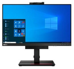 LENOVO LCD 24in monitor, TIO4-24 Camera Touch 23,8” WLED 16:9, 1920x1080, 1000:1, 4-14 ms, 250nits, DP, 2xUSB, Adjustable Stand, 2x2W, černý