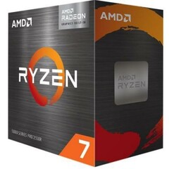 AMD cpu Ryzen 7 5700X AM4 Box (s chladičem, 3.4GHz / 4.6GHz, 32MB cache, 65W, 8x jádro, 16x vlákno) Zen3 Cezanne 7nm CPU