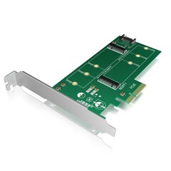 RAIDSONIC IB-PCI209 PCI-Express rozšiřující karta 2x M.2 PCIe SSD