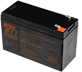 T6 POWER olověný akumulátor NP12-9, 12V, 9Ah