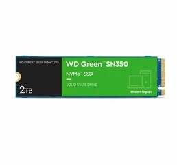 WDC GREEN SN350 NVMe SSD WDS200T3G0C 2TB M.2 2280 QLC (3200/3000MB/s, 500K/450K IOPs, SSD, QLC NAND)