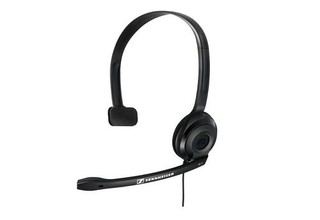 SENNHEISER PC 2 CHAT black (černý) headset - jednostranné sluchátko s mikrofonem