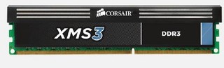 CORSAIR 16GB=2x8GB DDR3 1333MHz XMS3 PC3-10666 CL9-9-9-24 1.5V (kit 2ks 8MB s chladičem, pro core IN