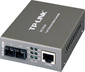 TP-LINK MC100CM převodník, 1x10/100M RJ45 / 1 x multi-mode S - Verze 2 (9V)