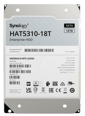 SYNOLOGY HAT5310 18TB CMR 7200rpm 512MB NAS HDD 24x7 268MB/s 3.5 RAID SATA3-6Gbps