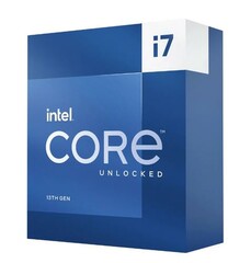 INTEL cpu CORE i7-13700K socket1700 Raptor Lake BOX 125W/253 13.generace (bez chladiče, od 2.5GHz do 5.4GHz, 16x jádro, 24x vlákno, 30MB cache, pro DDR4 do 3200, pro DDR5 do 5600), grafika, virtualizace