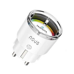 NOUS A1T smart plug, chytrá zásuvka DE/Schuko (bez kolíku), WiFi 16A, s měřením, kompatibilní s Tasmota