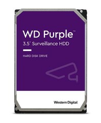 WDC WD33PURZ hdd 3TB SATA3-6Gbps 5400rpm 256MB CMR (řada PURPLE sledovací systémy a kamery) 180MB/s