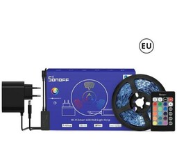 SONOFF L2 LITE, LED pásek 5m, RGB, napájení 230V, WiFi, kompatibilní s eWeLink