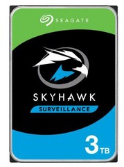 SEAGATE ST3000VX015 SkyHawk hdd 3TB Surveilance SATA3-6Gbps, 256MB cache (24x7) max 8bay, max. 185MB/s