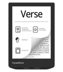 POCKETBOOK 629 Verse Mist Grey 6” E-Ink, 8GB, WiFi, šedý
