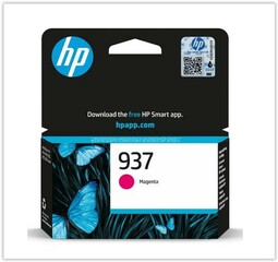 HP 4S6W3NE originální náplň purpurová č.937 magenta cca 800 stran (magenta, pro HP OfficeJet 9120e, 9122e, 9132e, 9720e, 9730e)