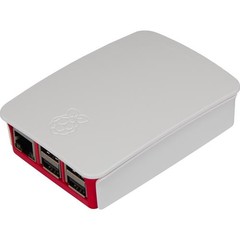 RASPBERRY case Original bílá/růžová pro Raspberry Pi model B+, Rpi 2 B, Rpi 3 B