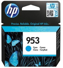 HP F6U12AE náplň č.953 azurová (cyan, cca 700 stran) (pro OfficeJet Pro 7740, 8210, 8710,8715, 8720,