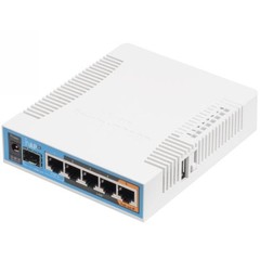 MIKROTIK RouterBOARD RB962UiGS-5HacT2HnT, hAP ac, 5x LAN, 2.4+5Ghz, 802.11b/g/n/ac, ROSL4, USB, 1x S