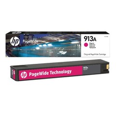 HP F6T78AE náplň č.913A purpurová malá (cca 3000 stran, magenta, pro PageWide 352, 377, Pro 477, Pro