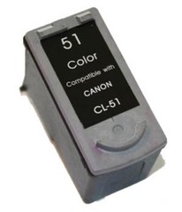 CANON CL-51 kompatibilní náplň barevná, color (CL51) pro iP2200, iP6210, MP150, MP450 atd