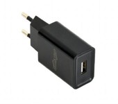 GEMBIRD USB nabíječka univerzální, černá (5V/2100mA) EG-UC2A-03